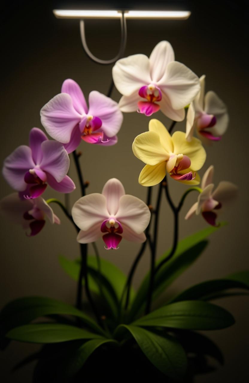 Specialized lighting for rare orchids and exotic plants